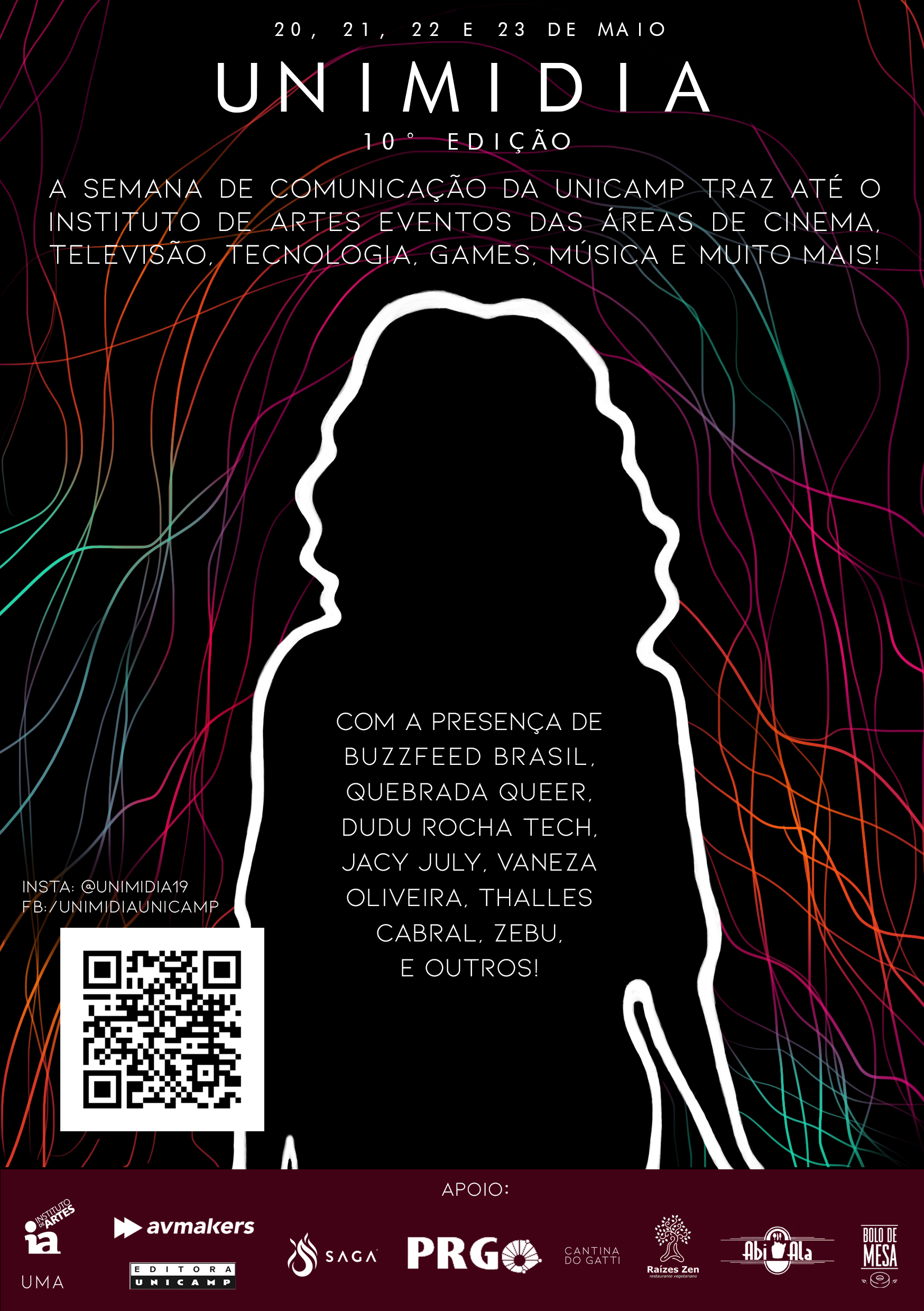 Flyer de divulgação compartilhado nas redes